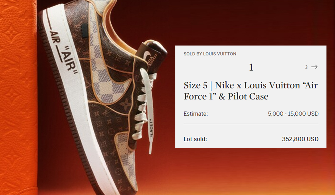 Louis Vuitton OffWhite Nike Air Force 1 Release Info  SneakerNewscom