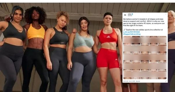 Adidas vướng ý kiến trái chiều khi sử dụng hình ảnh ngực trần của phụ nữ trong chiến dịch mới