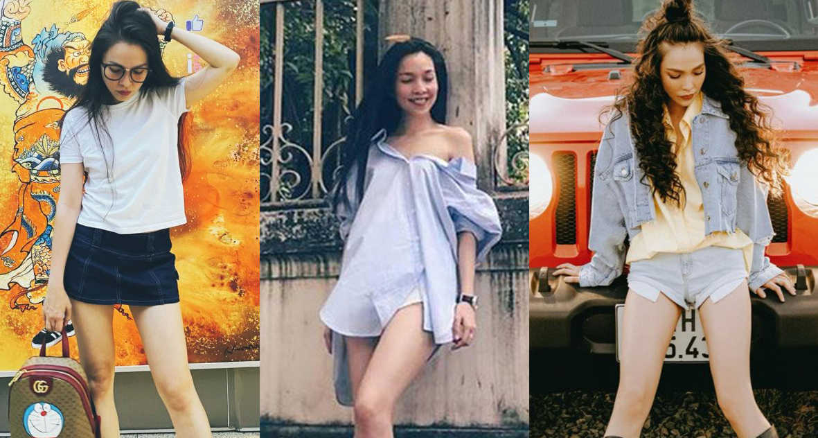  Sở hữu đôi cực phẩm cỡ nào mà Hiền Thục tự tin diện đồ như học sinh dù đã 40 tuổi?