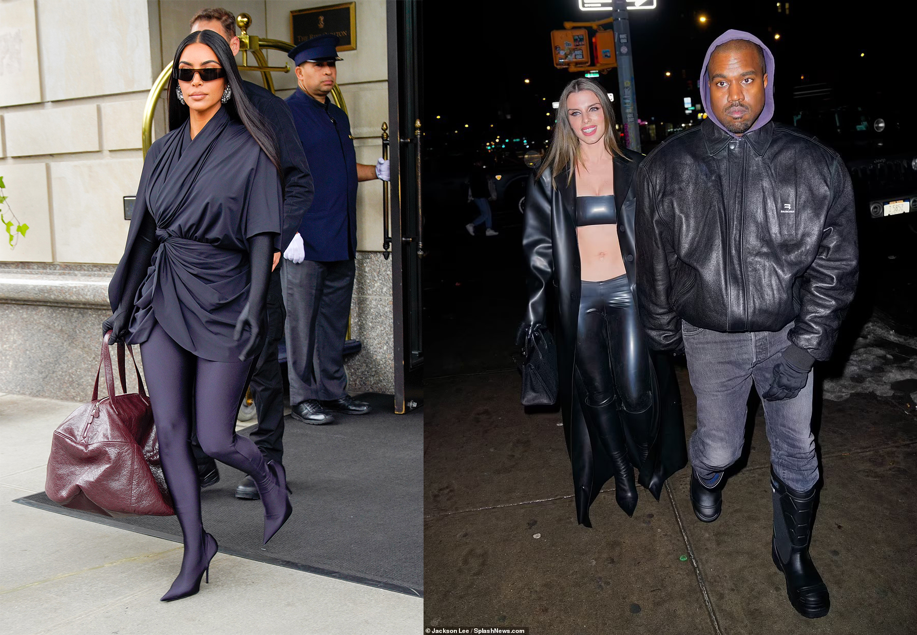 Điểm chung của Kim Kardashian và tình mới Kanye West chính là thích mang Pantaboots.
