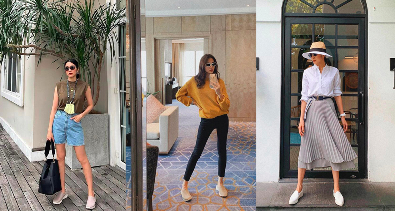 Người mặc gì cũng thành xu hướng như Tăng Thanh Hà hóa ra lại rất ưu ái kiểu giày giản dị này