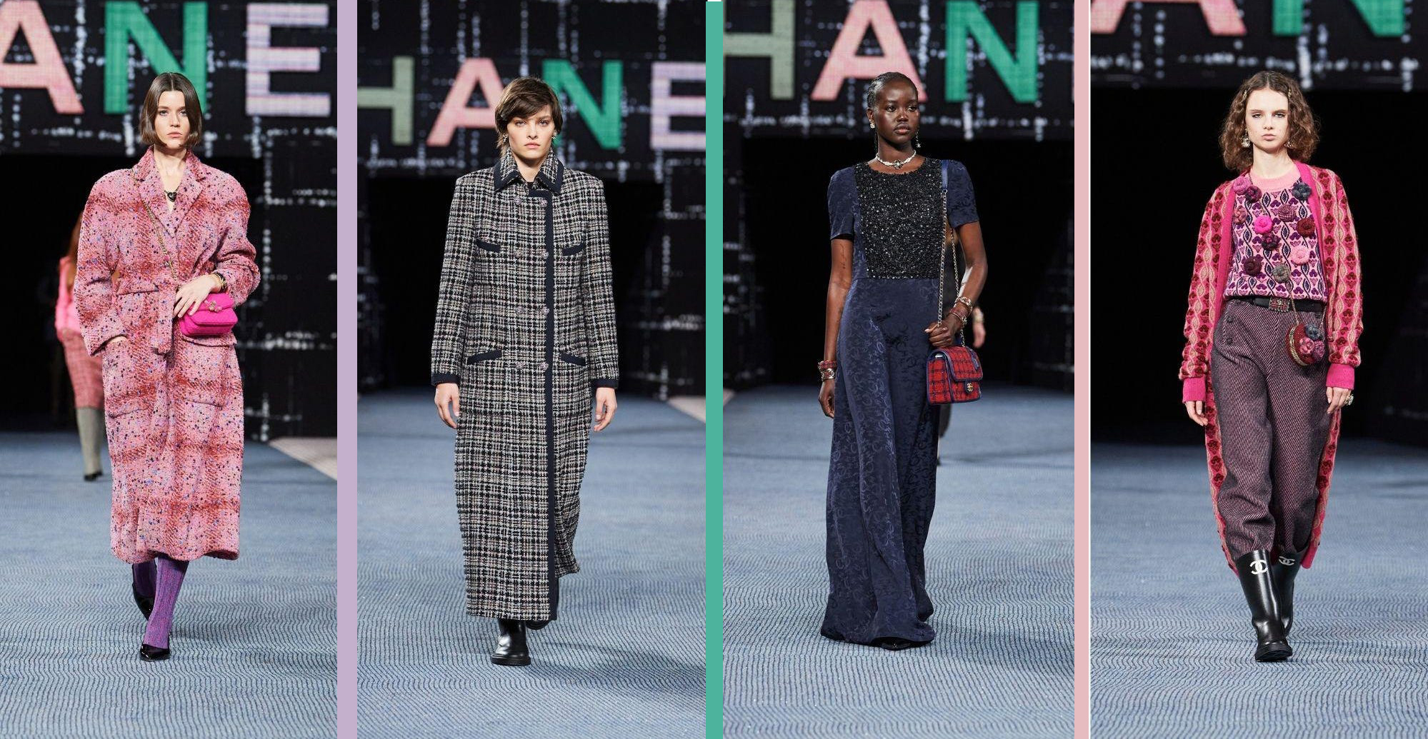 BST Chanel Thu-Đông 2022: Gợi nhắc lại bóng hình Coco Chanel bên dòng sông Tweed