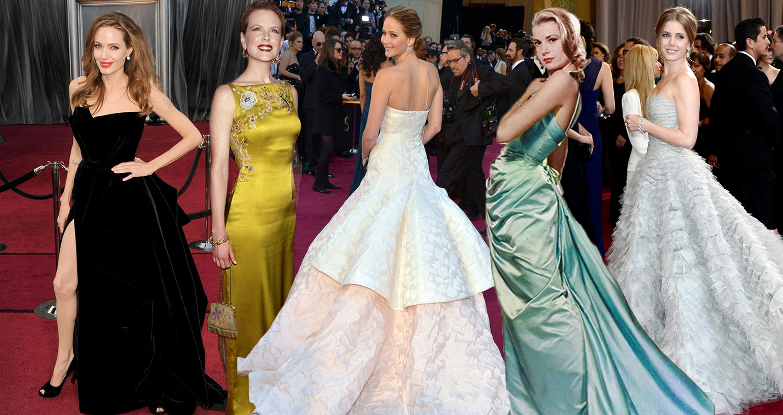 Những chiếc váy đẹp nhất thảm đỏ Oscar: Khoảnh khắc Angelina Jolie khoe chân lố đi vào lịch sử