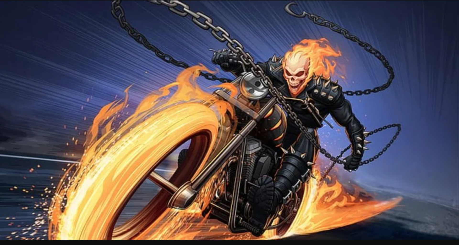 Bộ phim Ghost Rider đã trở thành nguồn cảm hứng cho biểu tượng ngọn lửa.