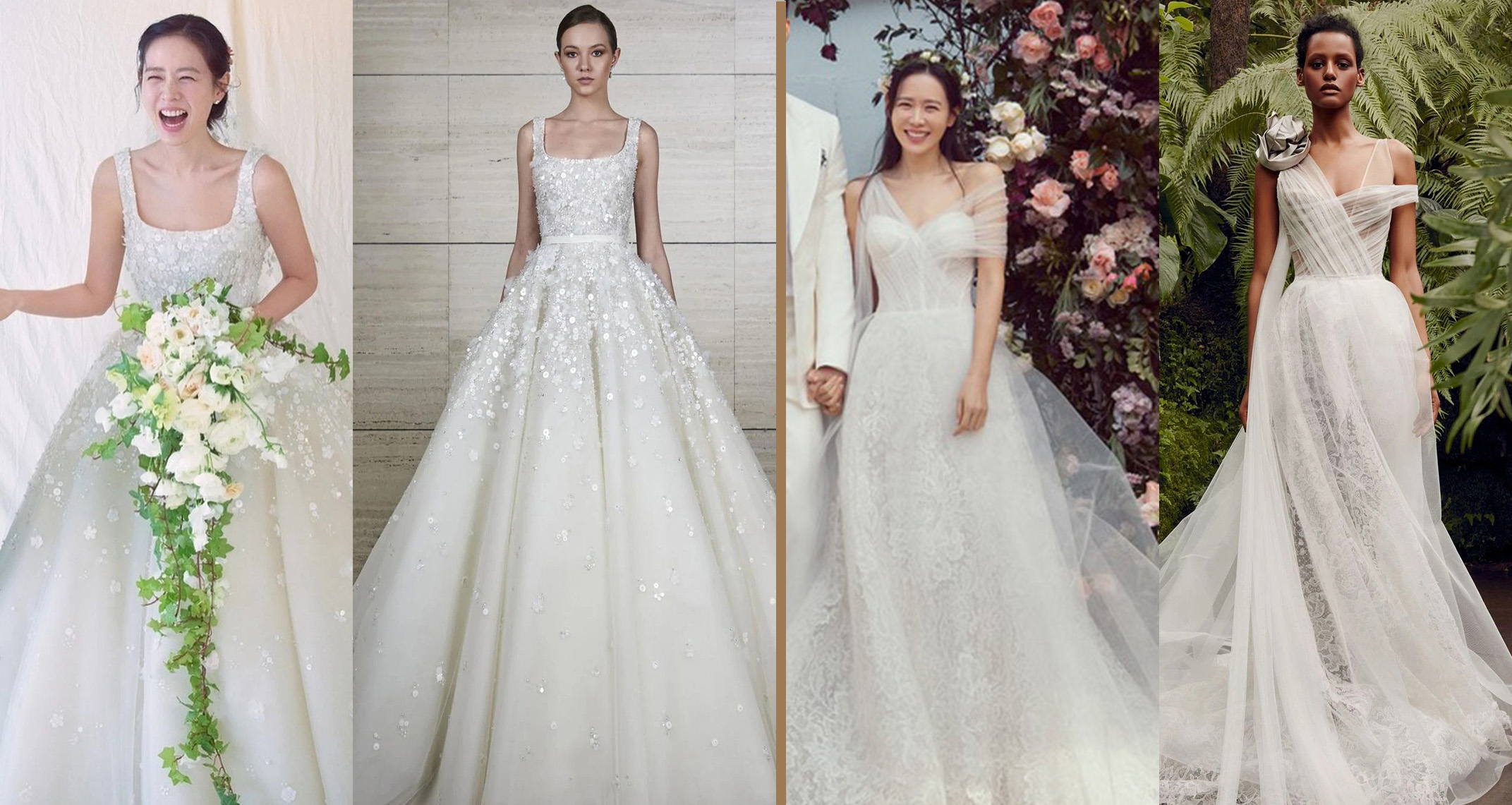 Hé lộ danh tính váy cưới Son Ye Jin mặc trong đám cưới thế kỷ với Huyn Bin