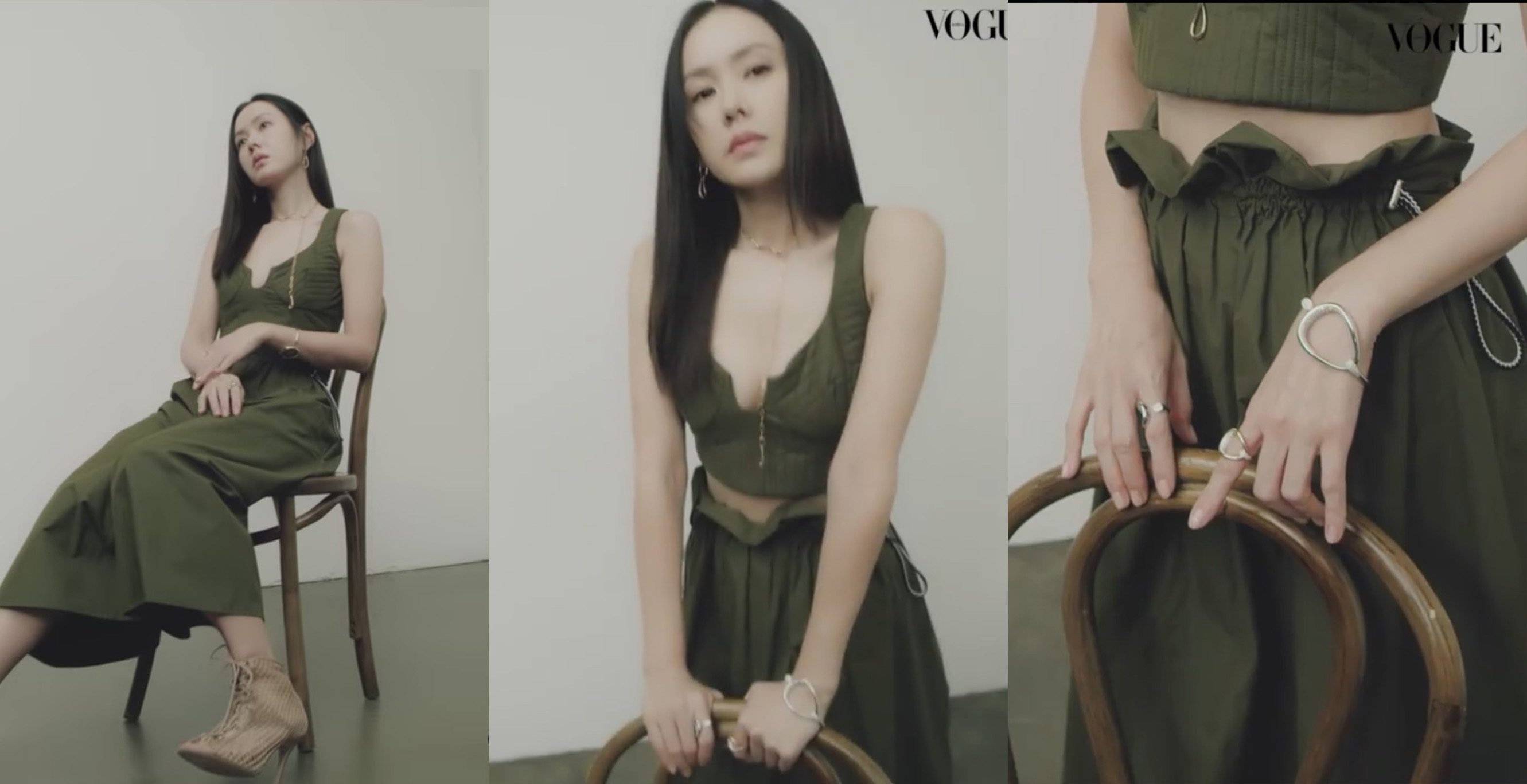 Vogue Hàn đăng video Son Ye Jin “mặt học sinh, body phụ huynh” sát giờ nữ diễn viên lên xe hoa 