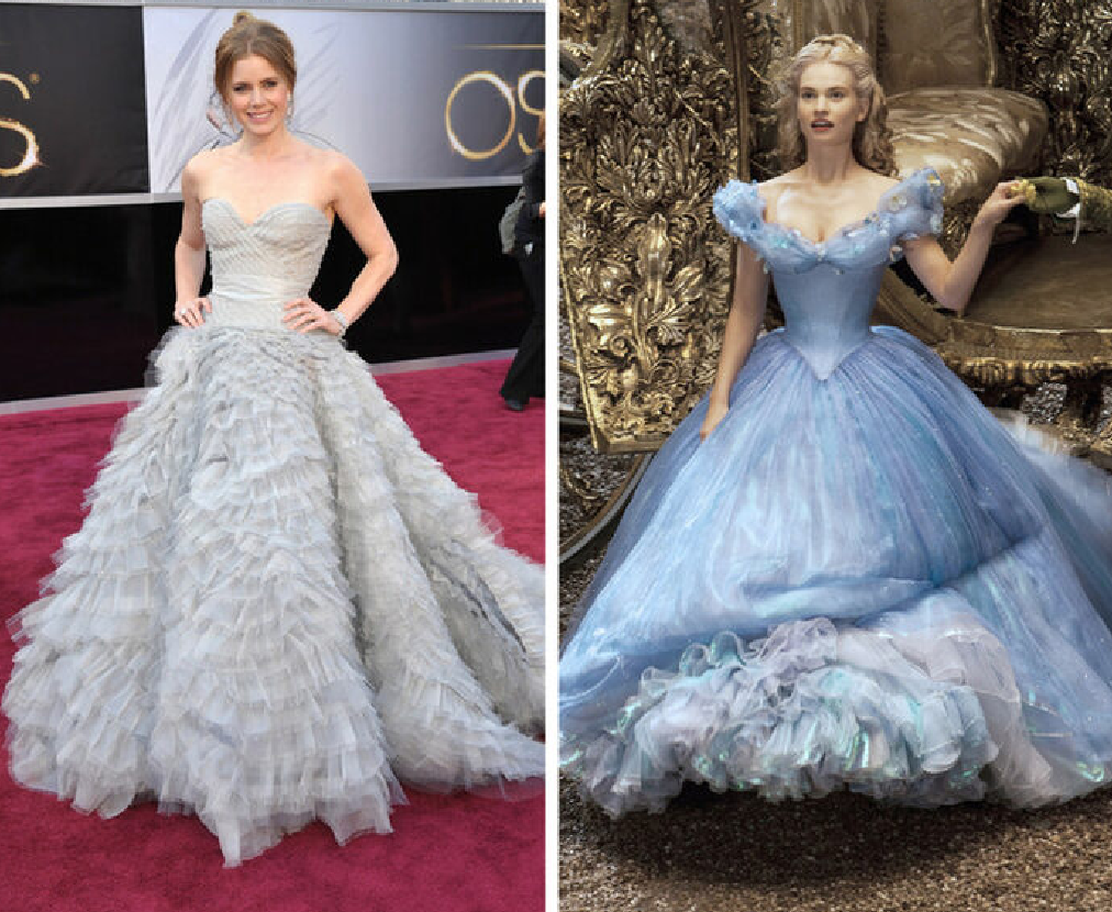 Nhưng gần nhất với nguyên bản phải là Amy Adams trong Oscar 2013 với mẫu váy lộng lẫy, giúp hình ảnh cô nàng đi vào lịch sử khi sở hữu một trong những trang phục dạ hội thảm đỏ đẹp nhất Oscar.