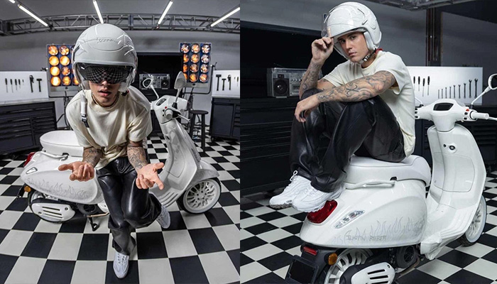 Justin Bieber x Vespa: "Chiến mã" cổ điển hoà nhập cùng hơi thở Pop đương đại 