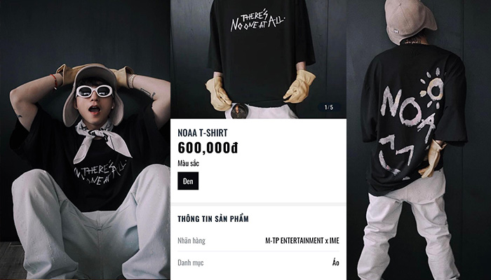 Sơn Tùng bán áo thun NOAA giá 600.000 đồng: Dân mạng bình luận "không đáng mua!"