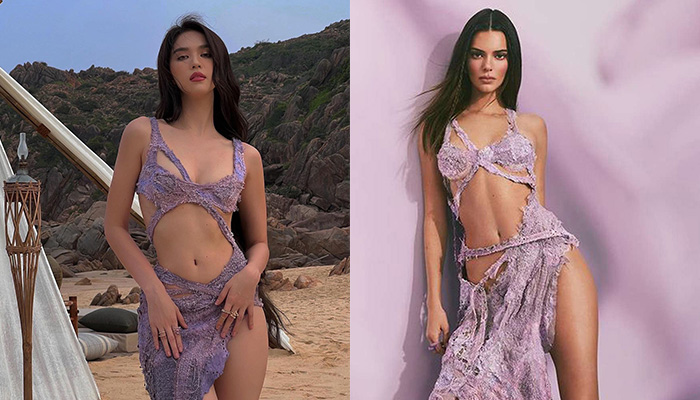 Ngọc Trinh bị NTK nước ngoài tố đạo nhái chiếc váy may riêng cho Kendall Jenner - Ảnh 8