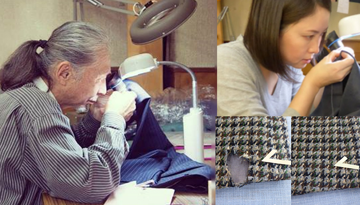 Phép màu "miếng vá vô hình" và câu chuyện về cha con nghệ nhân sửa chữa quần áo độc nhất Nhật Bản