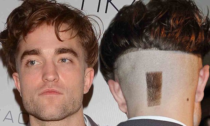Không biết ý nghĩa đằng sau chỏm tóc chữ nhật phía sau gáy của Robert Pattinson là gì hay chỉ là sự sáng tạo khó hiểu của thợ cắt tóc.