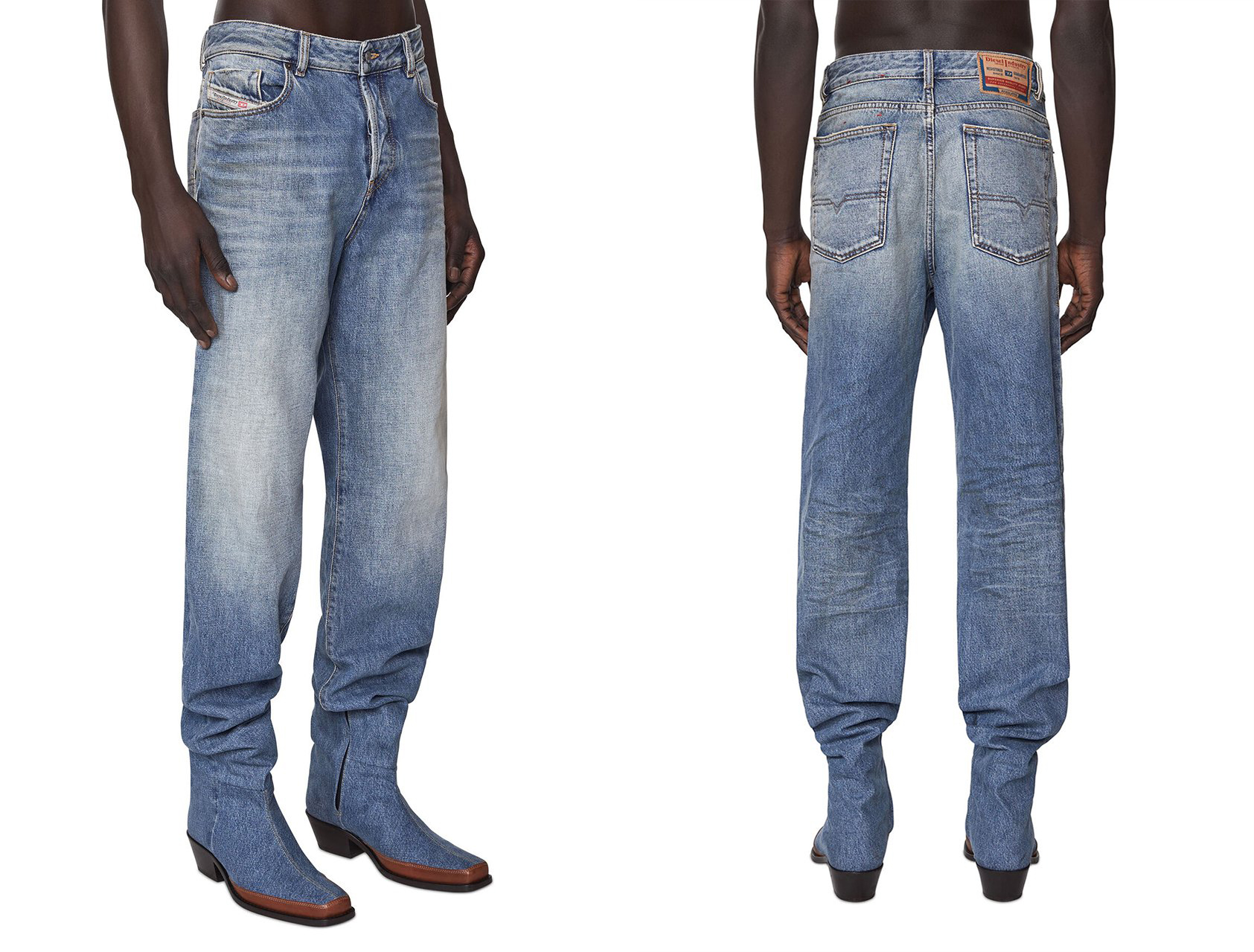 Diesel ra mắt quần jeans liền boots, netizen bối rối: 