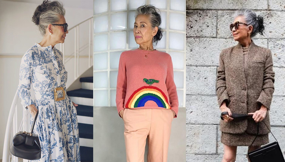 Cụ bà 80 tuổi người Nhật sở hữu gu thời trang sành điệu, người trẻ nhìn còn thấy ghen tị