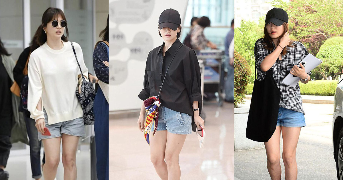 U50 Song Hye Kyo "chiến thắng" tuổi tác nhờ chăm chỉ diện quần short ngắn