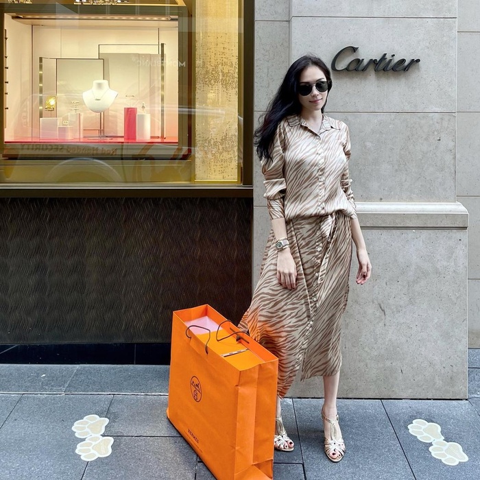 Linh Rin - Con dâu tiếp theo nhà chồng Hà Tăng có gu thời trang thanh lịch, quý phái chuẩn hào môn - Ảnh 10