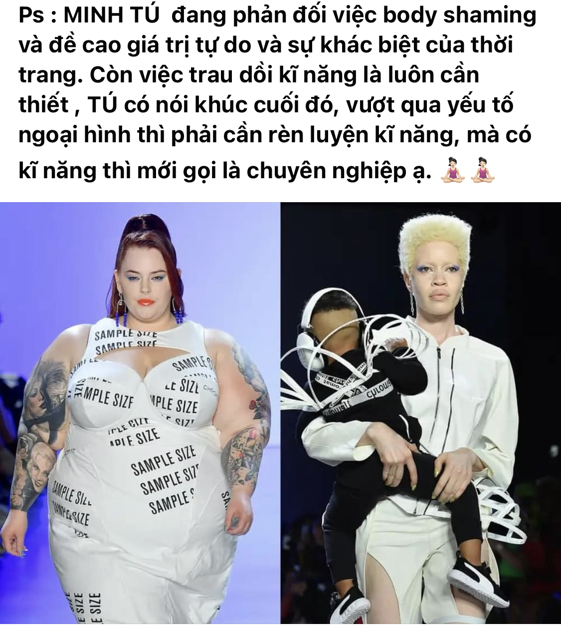 Fan đòi quay lưng vì Minh Tú lên tiếng bênh vực Lê Bống trong Tuần Lễ Thời Trang Việt Nam 2022 - Ảnh 1