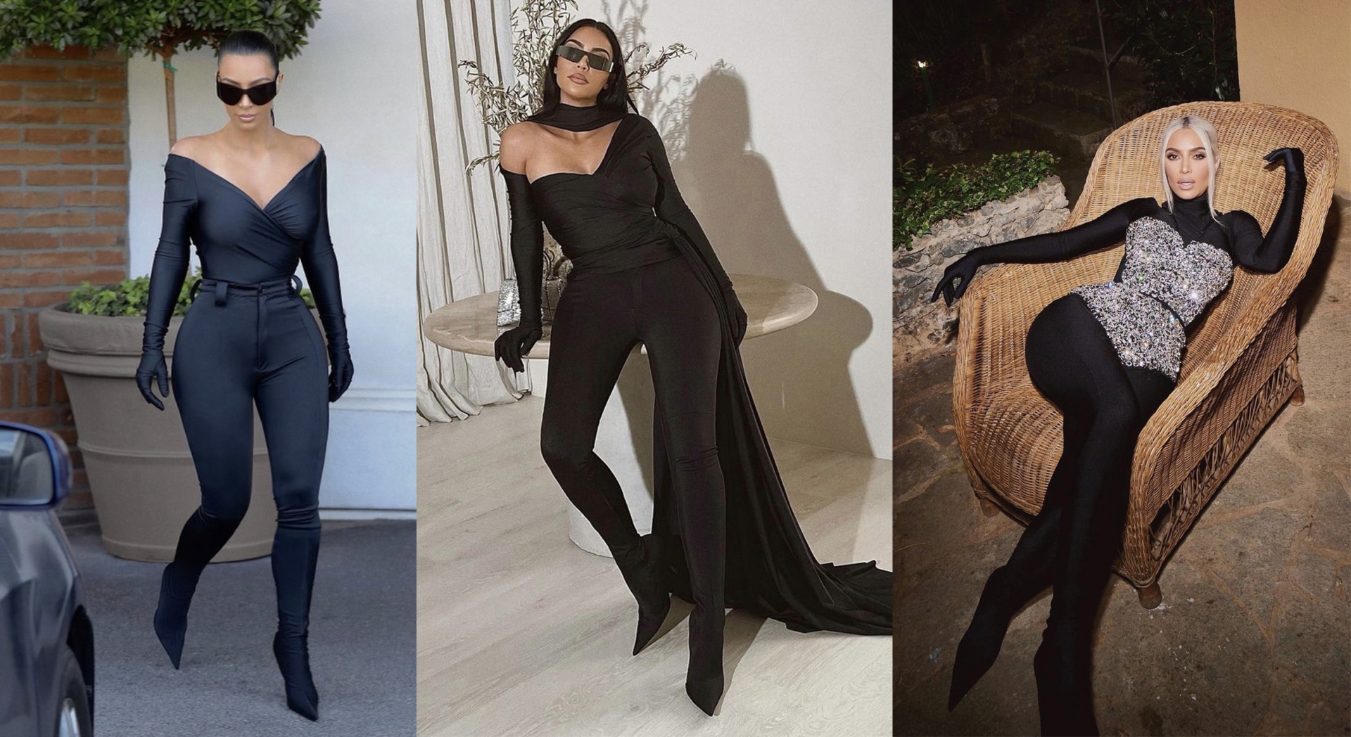 Kim Kardashian thách thức cơ thể với quần bó may liền giày cao gót  - Ảnh 1