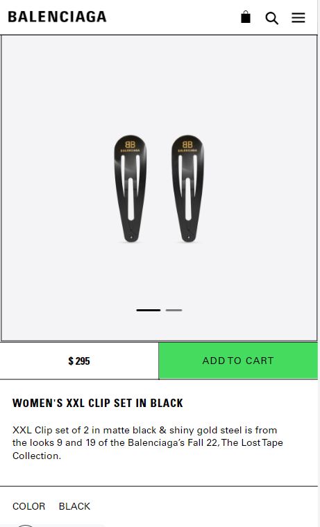 Kẹp tóc, túi xách như túi ni lông và những phụ kiện như 