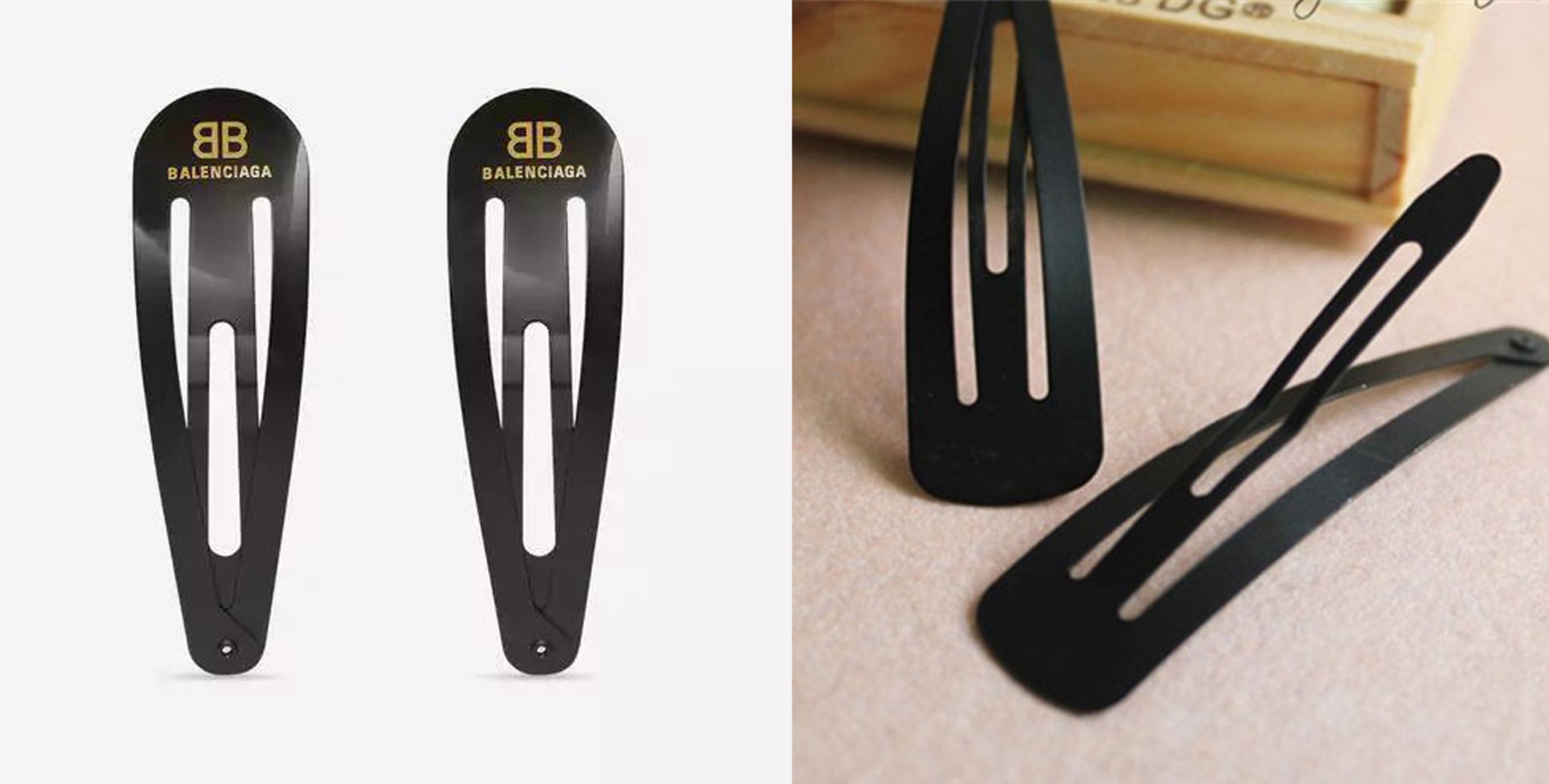 Kẹp tóc, túi xách như túi ni lông và những phụ kiện như 