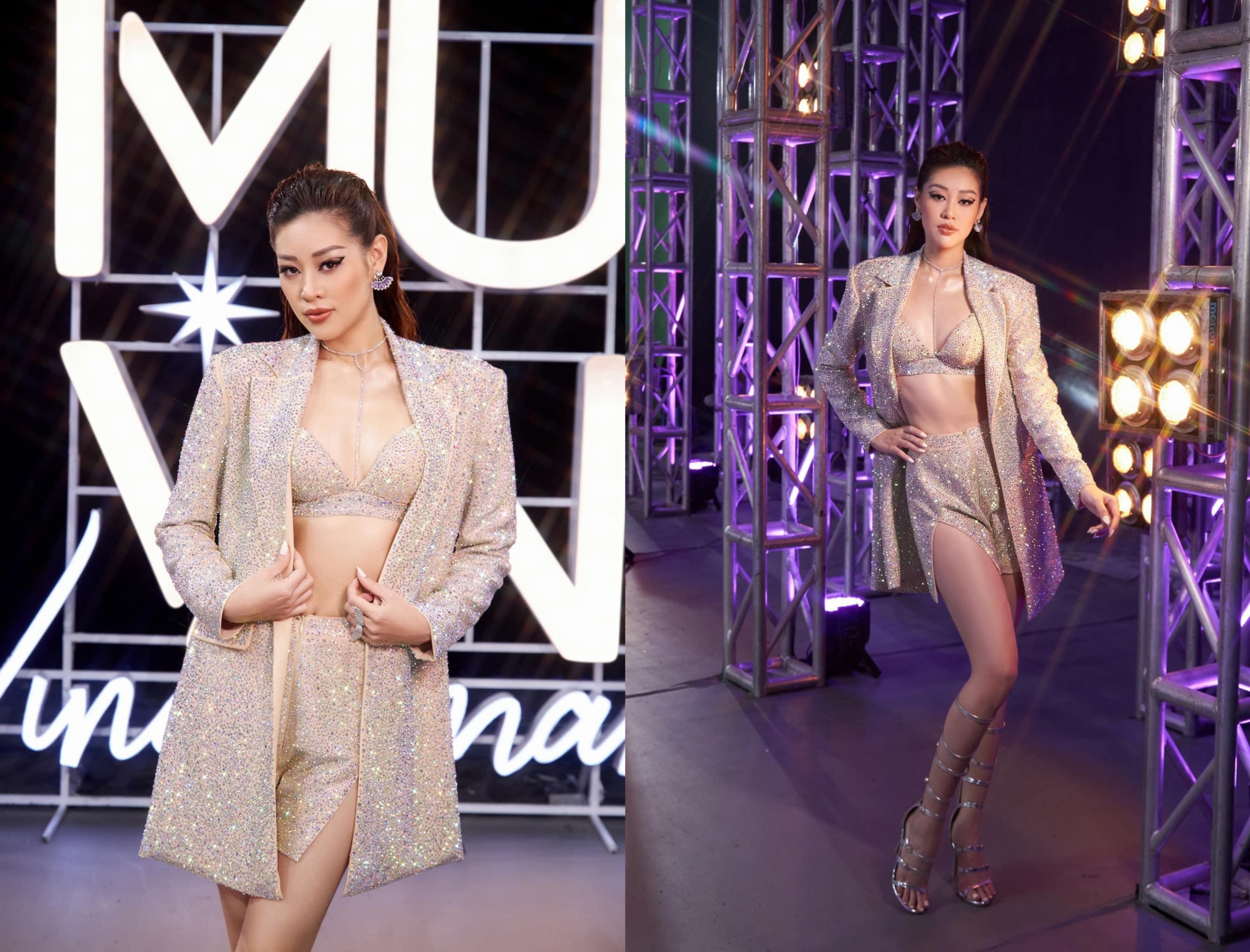 Học Đỗ Thị Hà, Thuỳ Tiên và dàn Hoa - Á hậu kết hợp nội y với blazer cho ngày hè thanh lịch  - Ảnh 2