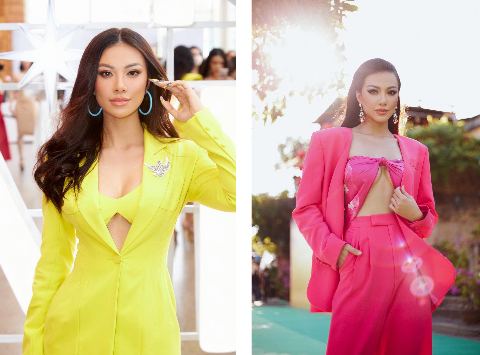 Học Đỗ Thị Hà, Thuỳ Tiên và dàn Hoa - Á hậu kết hợp nội y với blazer cho ngày hè thanh lịch  - Ảnh 1