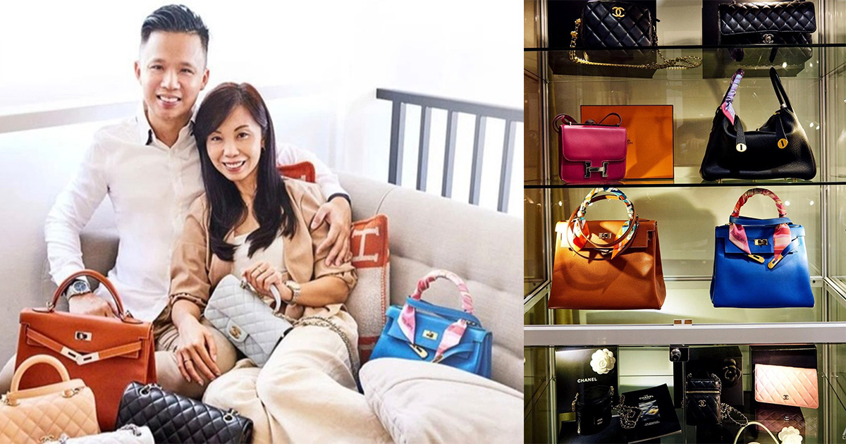 Cặp vợ chồng sưu tầm 70 chiếc túi hiệu để làm "của hồi môn" cho 3 con gái