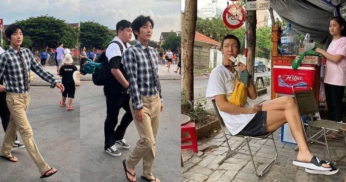 Mỹ nam Hàn du ngoạn Việt Nam: Lee Jun Ki "đóng thùng" mang dép lào, Seung Hoon giản dị không nhận ra