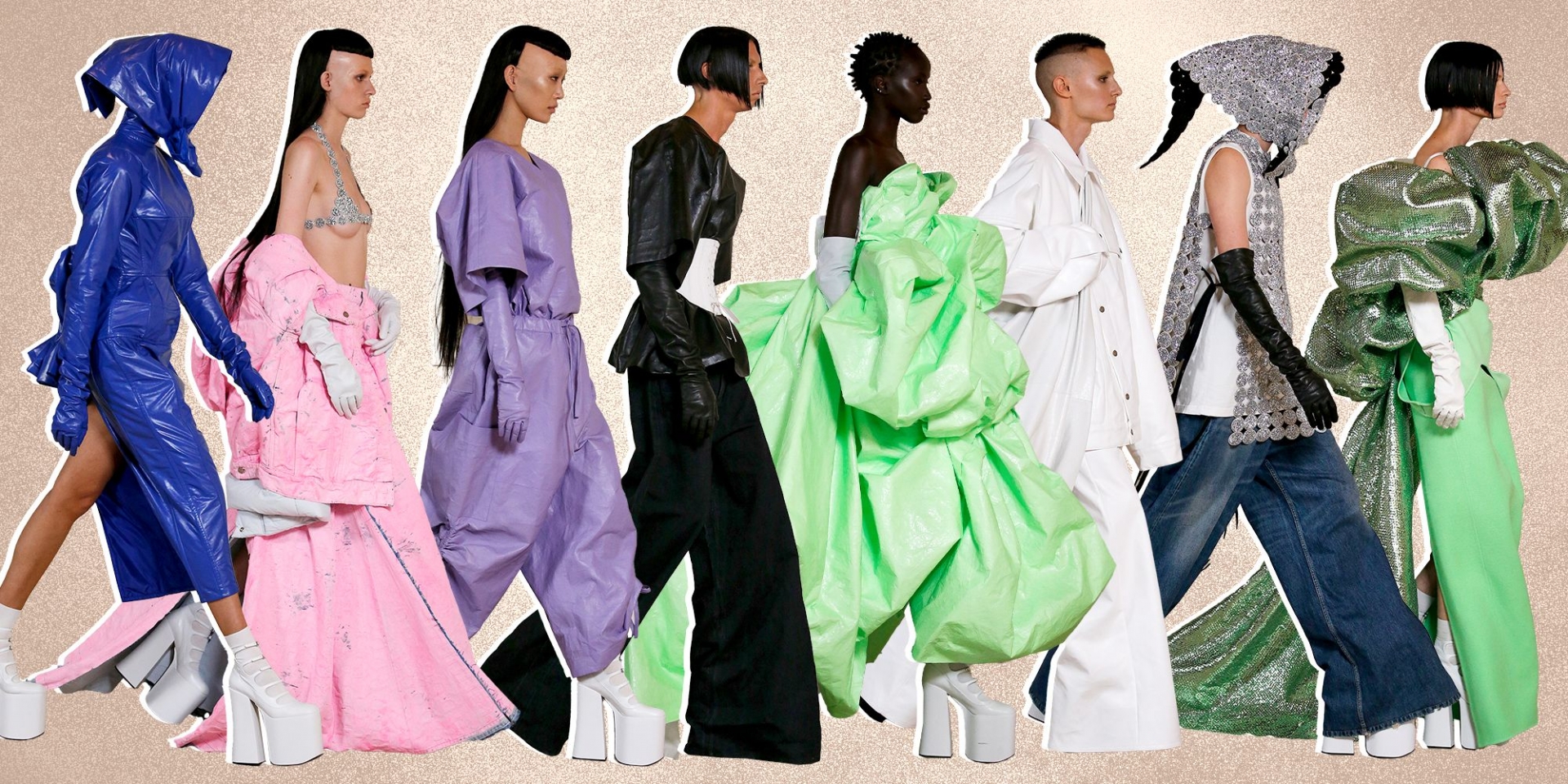 Chị em Gigi Hadid & Bella Hadid đi làm quả đầu cắt moi, cạo sạch chân mày trong show Marc Jacobs mới - Ảnh 6