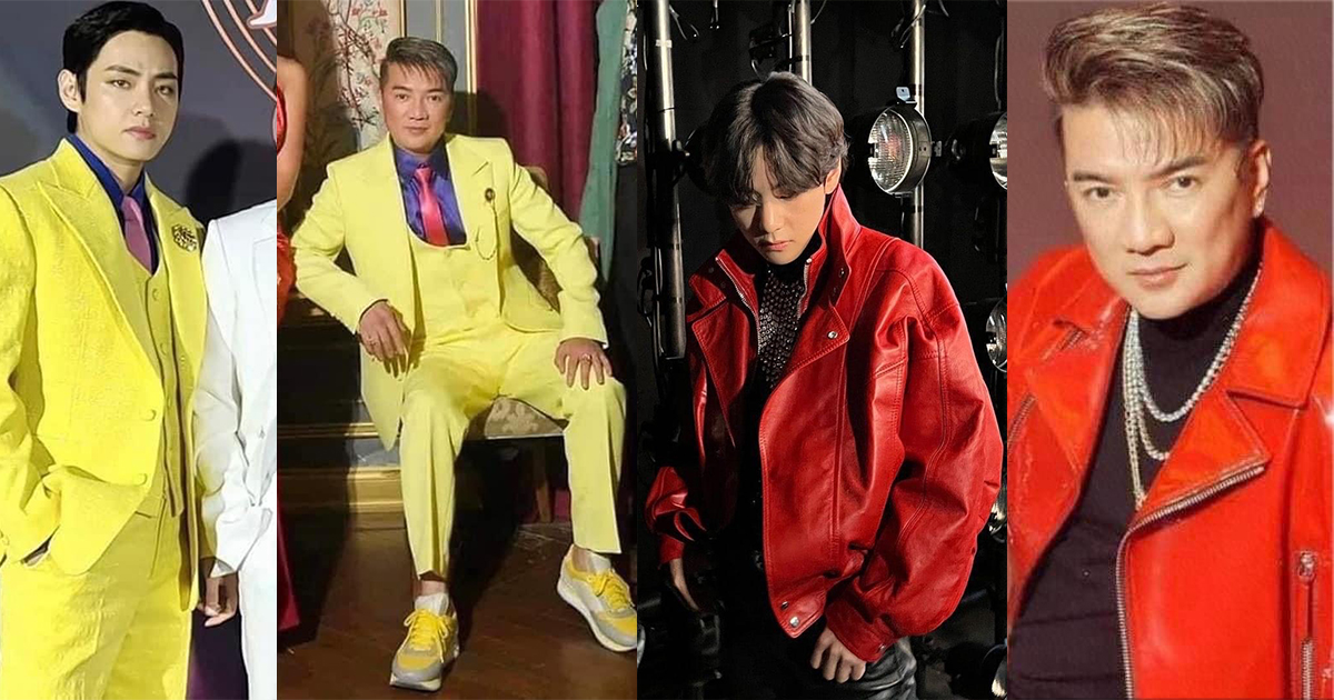 [PHÁT HIỆN] V (BTS) và "ông hoàng nhạc Việt" Đàm Vĩnh Hưng có gu thời trang giống nhau đến ngỡ ngàng