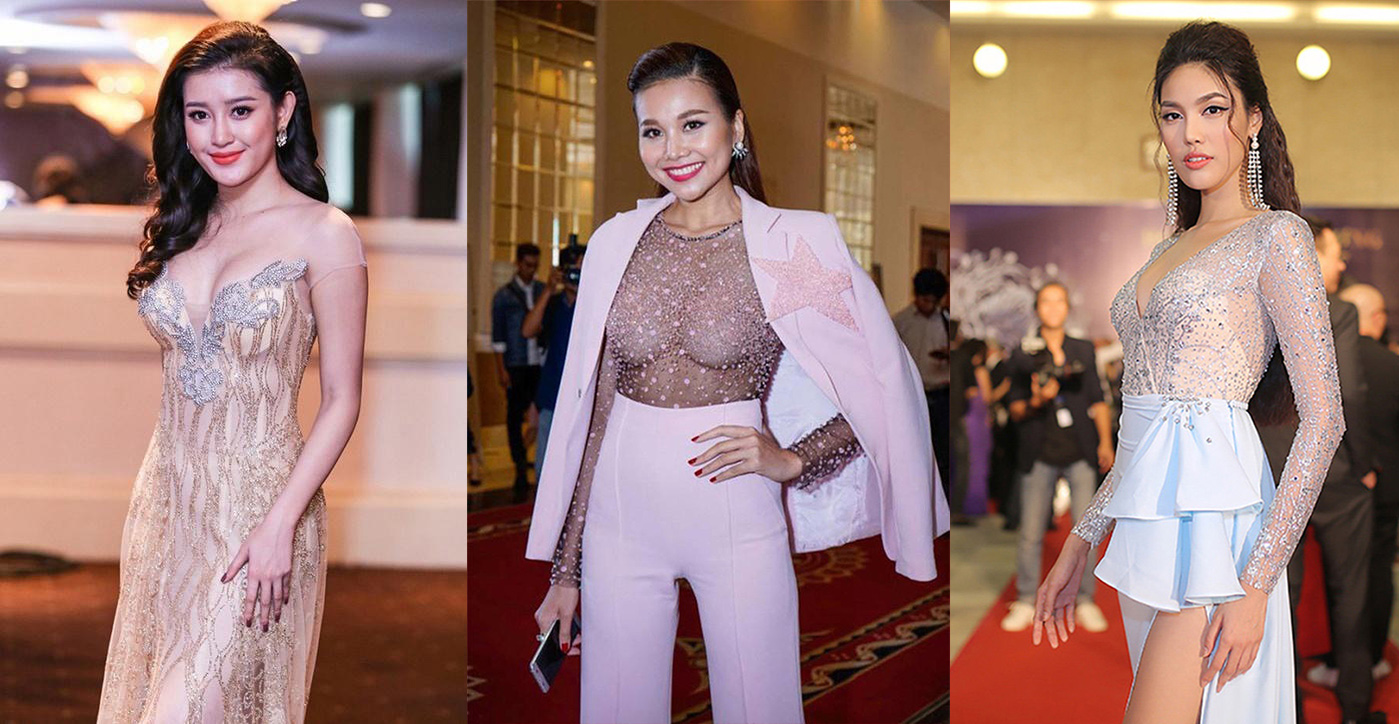 Tác hại của việc lạm dụng váy xuyên thấu: Tiểu Vy, Đỗ Mỹ Linh, Hà Anh lộ mút đệm ngực - Ảnh 6