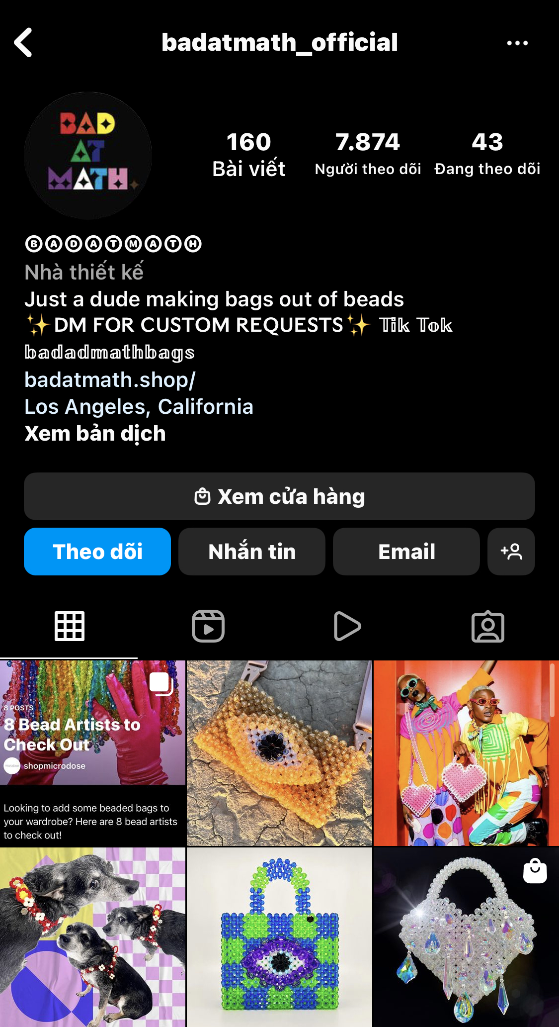 Túi hạt cườm được nâng lên tầm cao mới nhờ nghệ sĩ người Mỹ - Bad At Math (BAM) - Ảnh 15