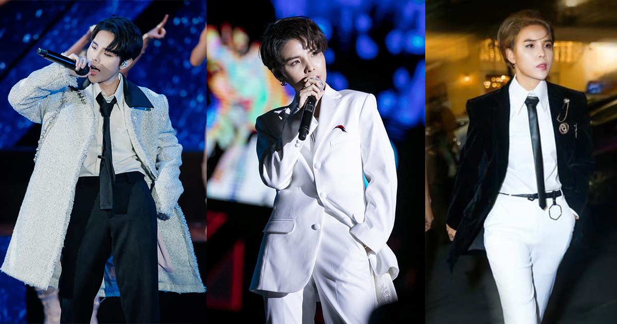 Vũ Cát Tường lên đồ chuẩn soái ca tổng tài, gương mặt thanh tú, cực kỳ... đẹp trai 