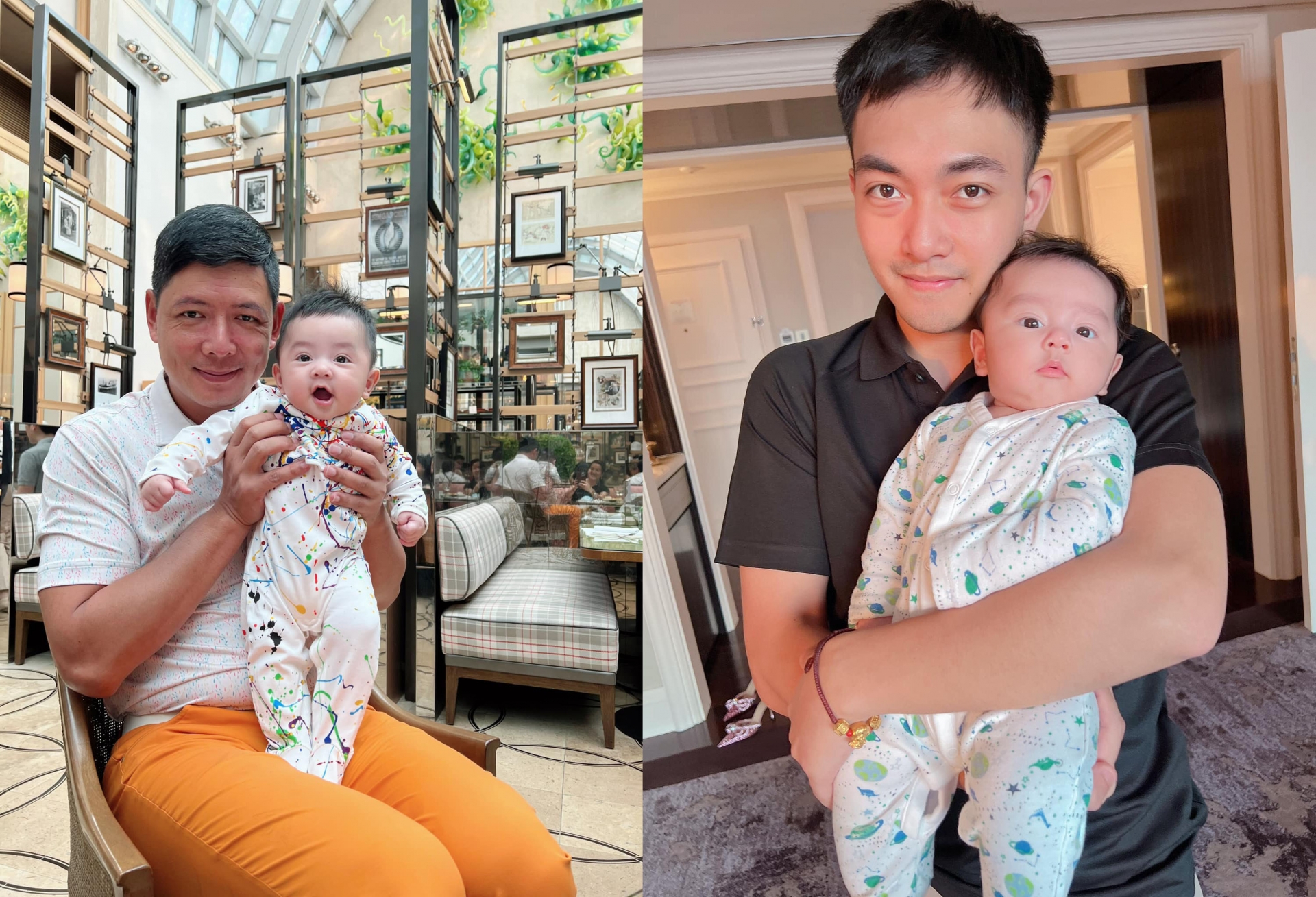 Quý tử nhà Chi Bảo và Lý Thuỳ Chang được mặc đồ hiệu từ nhỏ - Ảnh 1