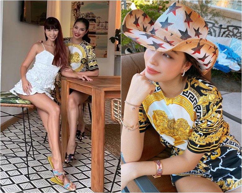 Khoe đồ hiệu choáng ngợp ở trời Tây nhưng về nước Phạm Hương chỉ diện lại đồ cũ - Ảnh 4