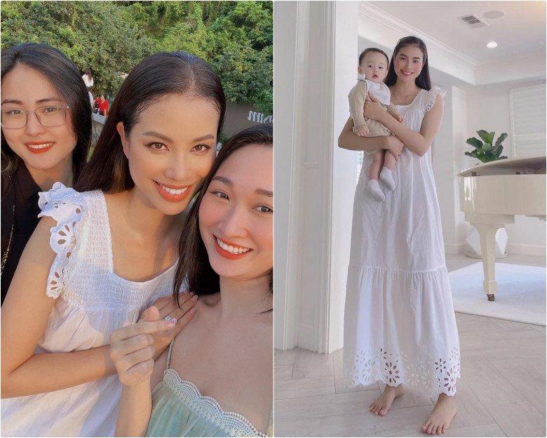 Khoe đồ hiệu choáng ngợp ở trời Tây nhưng về nước Phạm Hương chỉ diện lại đồ cũ - Ảnh 6