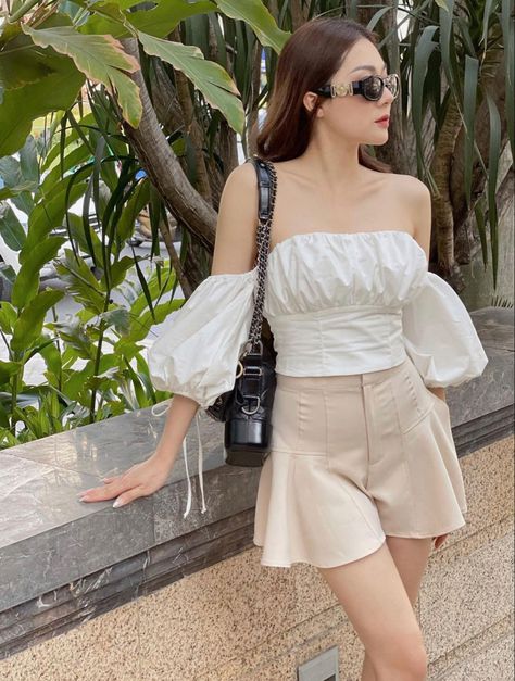 5 cách diện áo áo trễ vai quyến rũ, 