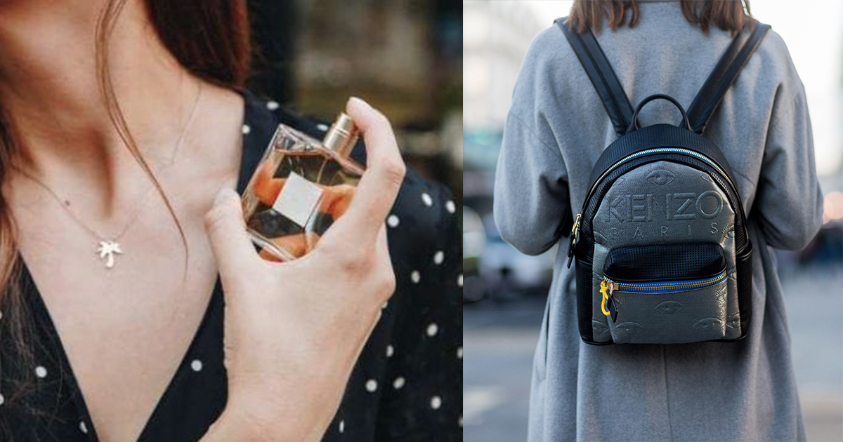 Bảo quản quần áo hàng hiệu đúng cách: Cẩn thận với việc đeo balo và xịt nước hoa