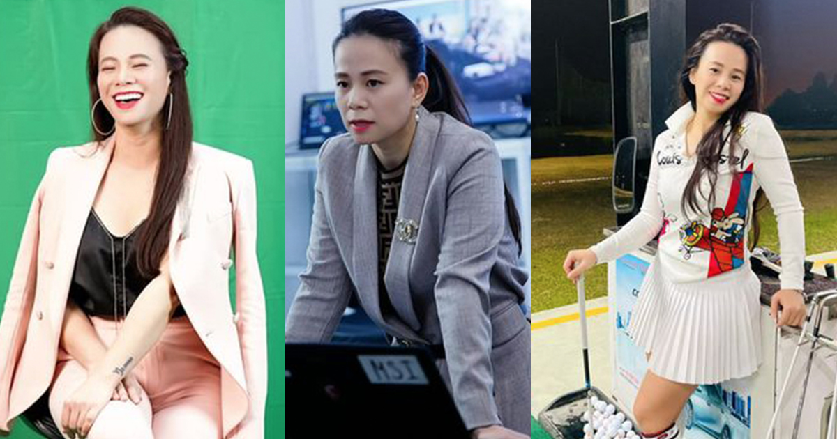 Thời trang "vợ tào khang" Shark Bình: Lên công ty quyền lực, ra sân golf tươi trẻ