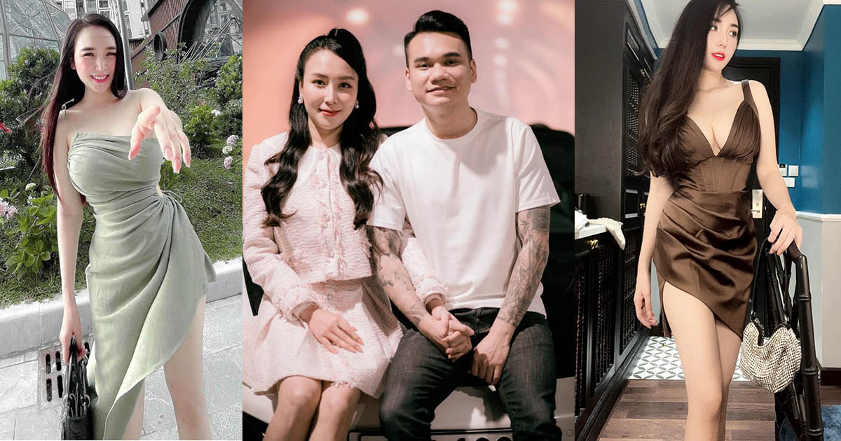 Vợ Khắc Việt - Thảo Bebe có gu thời trang đối lập: Đứng một mình bốc lửa, cực kín đáo bên chồng