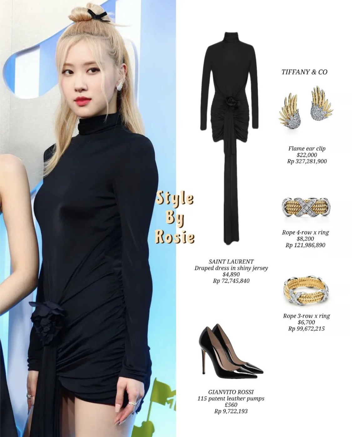 Thời trang BLACKPINK tại VMAs: Đầm Jisoo được ghép từ 2 chiếc váy Dior, trang sức Lisa hơn 2 tỷ - Ảnh 4