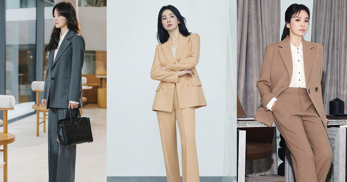 10 gợi ý suit công sở mùa thu đông từ "chị đẹp" Song Hye Kyo