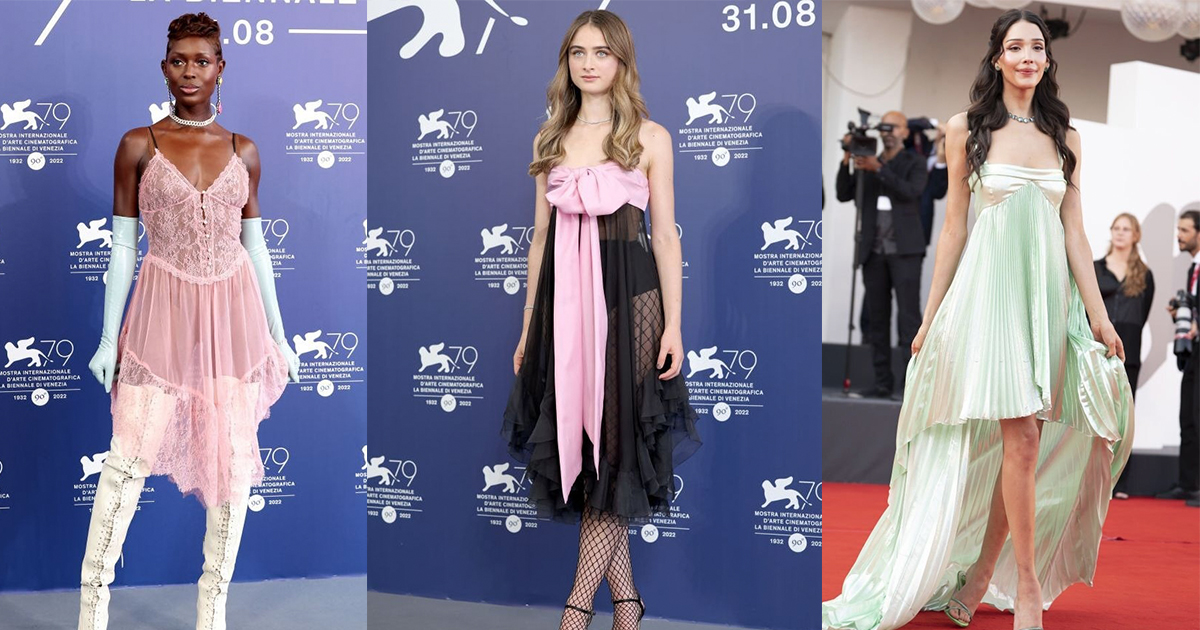 Xu hướng váy ngủ xuyên thấu “trỗi dậy” tại LHP Venice 2022