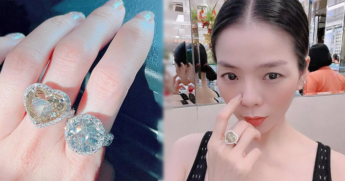 Học Lệ Quyên cách khoe nhẫn kim cương siêu to khổng lồ: "Đau toàn thân"!