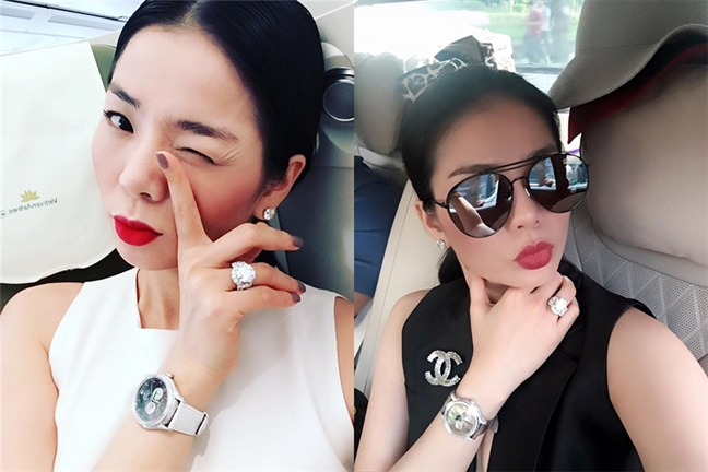 Lệ Quyên lại tậu thêm nhẫn kim cương trái tim thứ hai, to gấp rưỡi viên trước - Ảnh 5