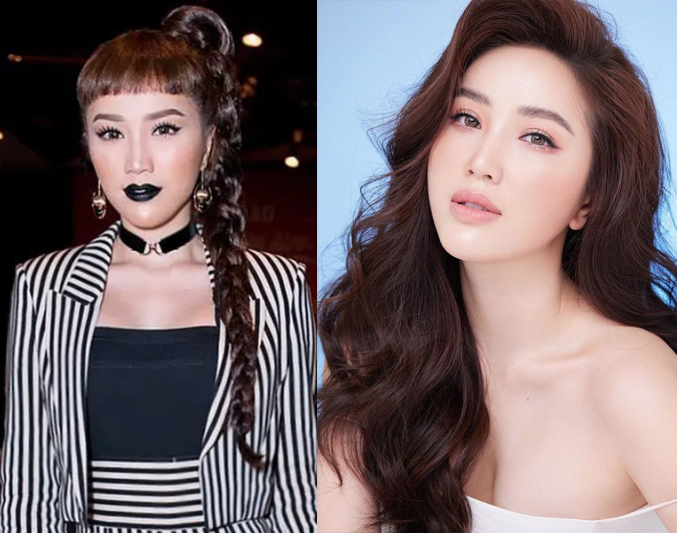 Sao Việt và những màn makeover thảm hại: Ngọc Trinh mặt trông cứng đờ, Khánh Vân như simla - Ảnh 4