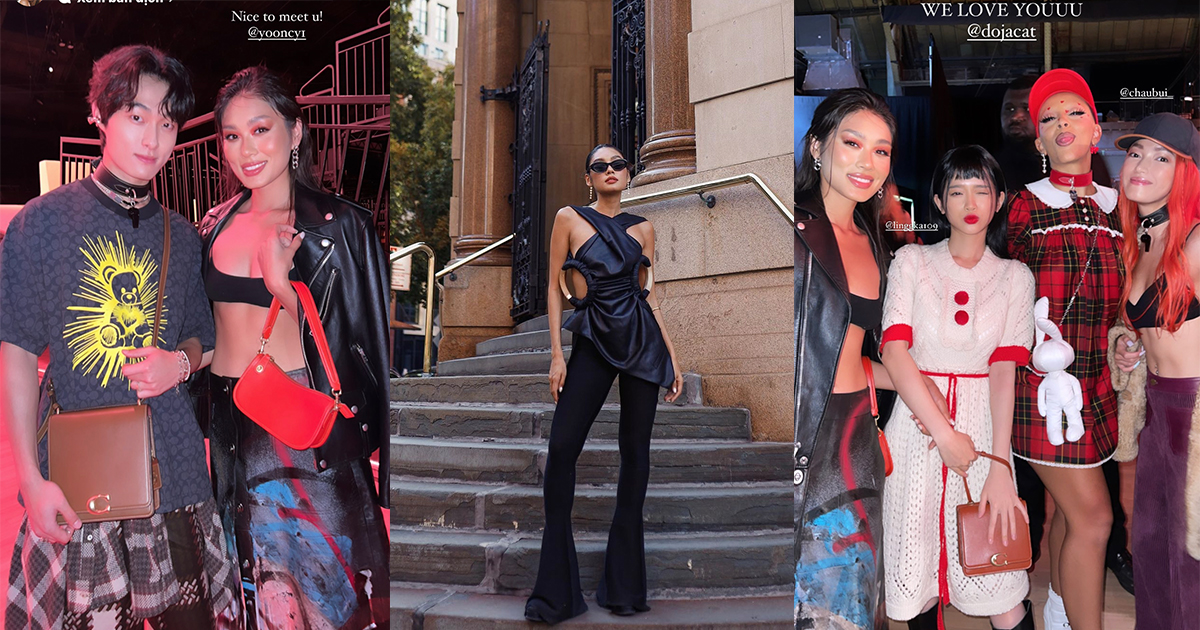 Thảo Nhi Lê xuất ngoại, được truyền thông quốc tế săn đón, tham dự show thời trang cùng Doja Cat