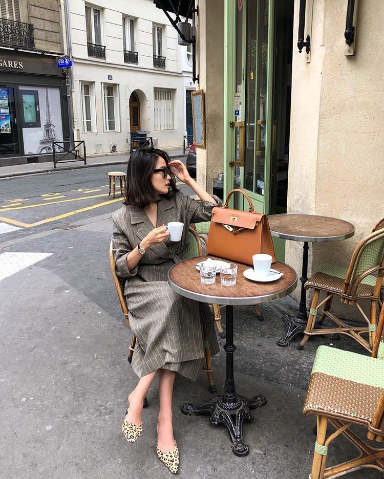 Gợi ý mix đồ trẻ trung từ Elborn Doris: Blogger Hàn trót mê phong cách Pháp