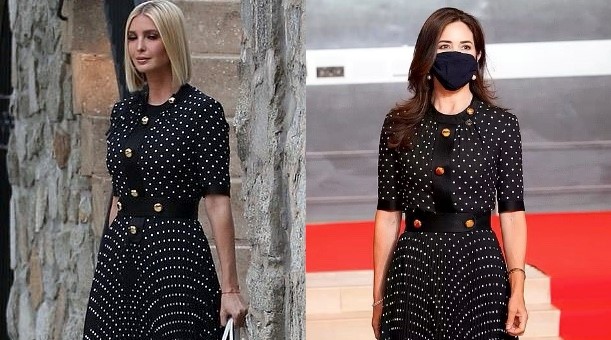 Ái nữ nhà Donald Trump "đụng hàng" Công nương Mary trong thiết kế của Prada