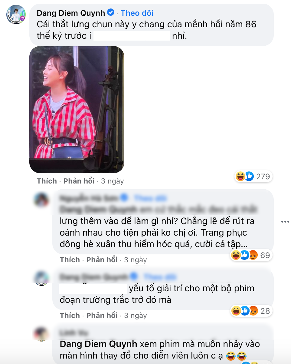 Bình luận của MC Diễm Quỳnh nhận về rất nhiều ý kiến tán đồng của những khán giả xem đài.